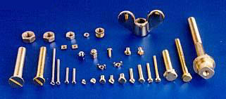 Threaded Fasteners Brass Stainless