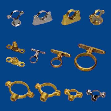Brass Pipe Clamps